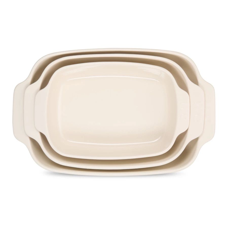 Форма для запекания WO Paola 35х22,2x6 см, 2,3 л, жаропрочная керамика, бежевая