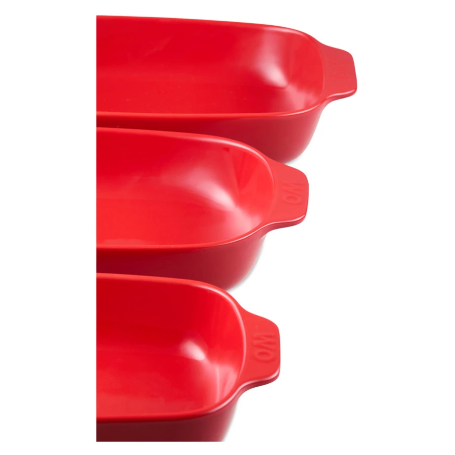 Форма для запекания WO Paola 26,5х16,5x5,3 см, 940 мл, жаропрочная керамика, красная