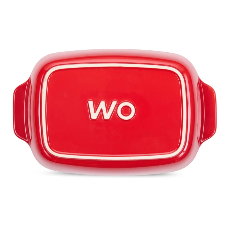 Форма для запекания WO Paola 31х19,3x5,5 см, 1,6 л, жаропрочная керамика, красная