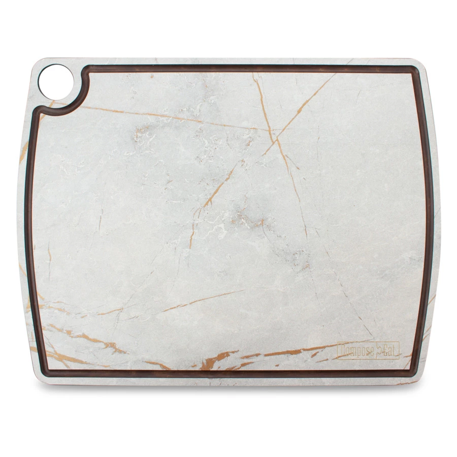 Доска разделочная с желобом ComposeEat Fashion 36х28 см, композит, мраморный Грейс