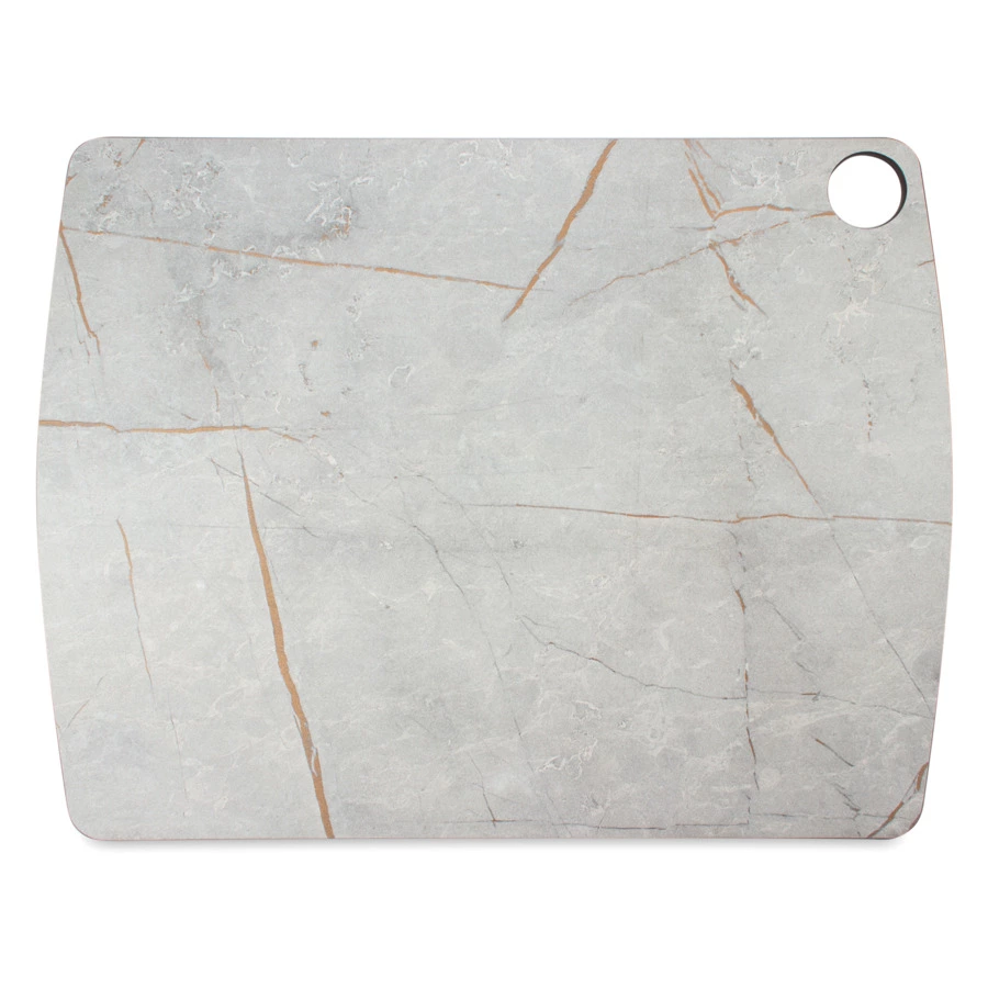 Доска разделочная с желобом ComposeEat Fashion 36х28 см, композит, мраморный Грейс