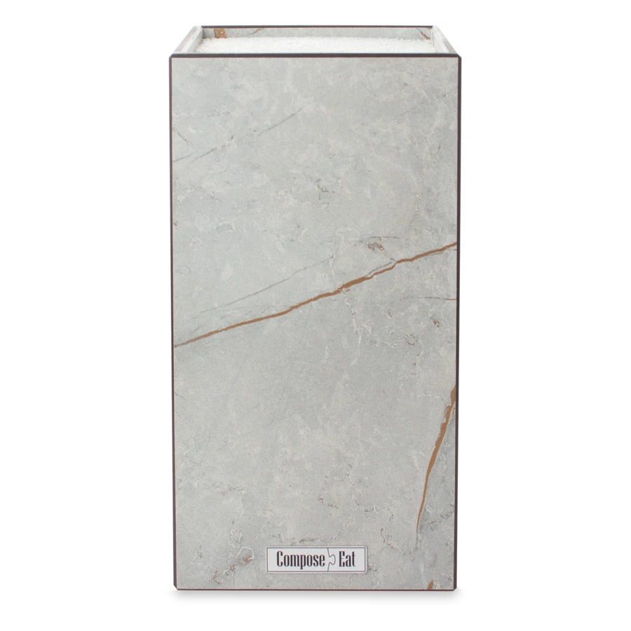 Подставка для кухонных ножей ComposeEat Fashion 12х12х24 см, композит, мраморный Грейс