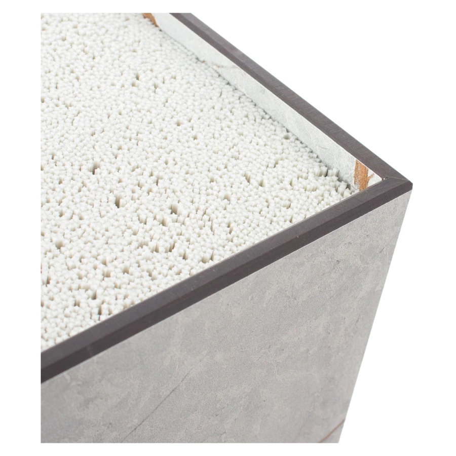 Подставка для кухонных ножей ComposeEat Fashion 12х12х24 см, композит, мраморный Грейс