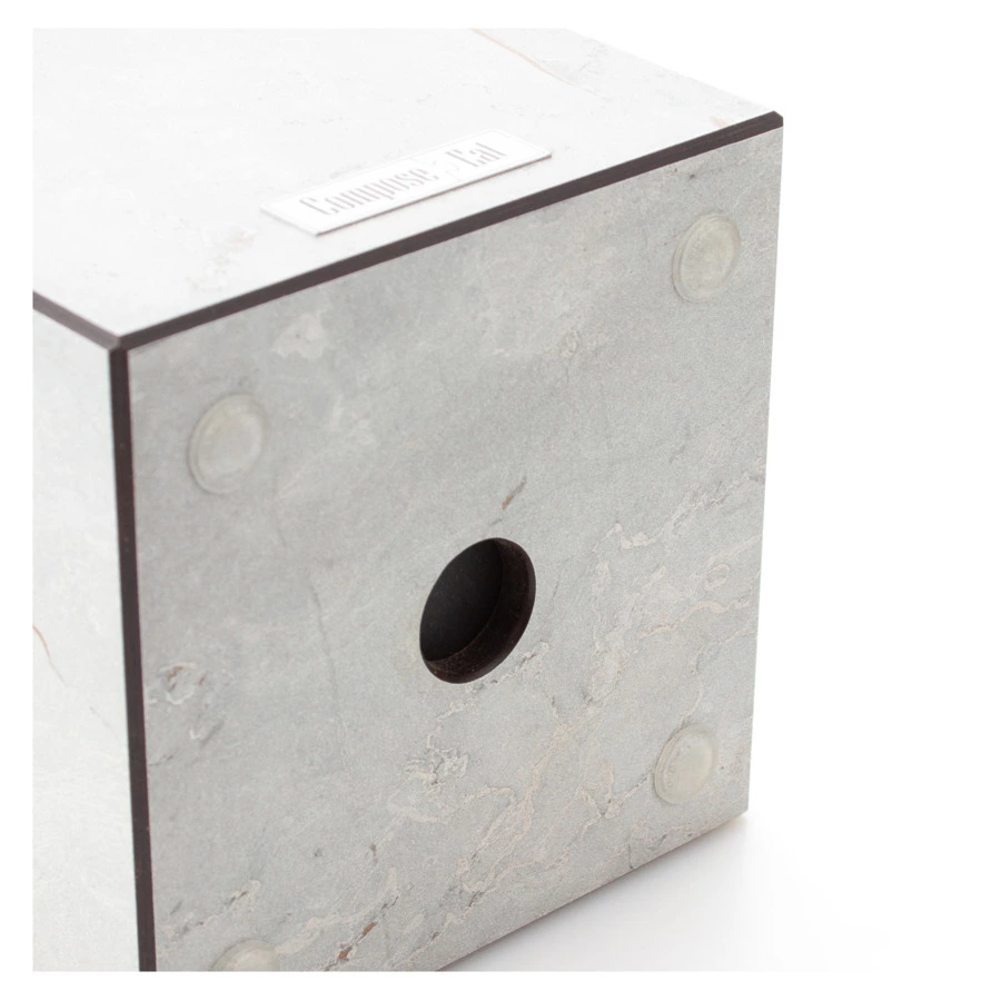 Подставка для кухонных ножей ComposeEat Fashion 12х12х24 см, композит, мраморный Грейс