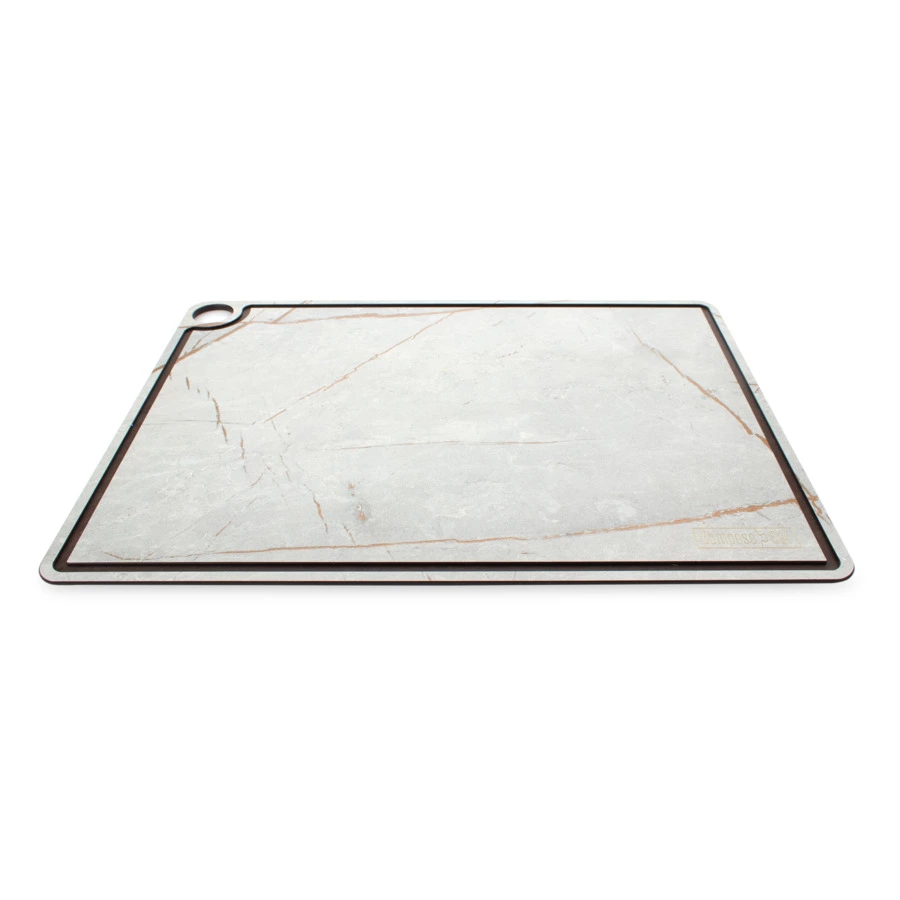 Доска разделочная с желобом ComposeEat ProFashion  42х31 см, композит, мраморный Грейс