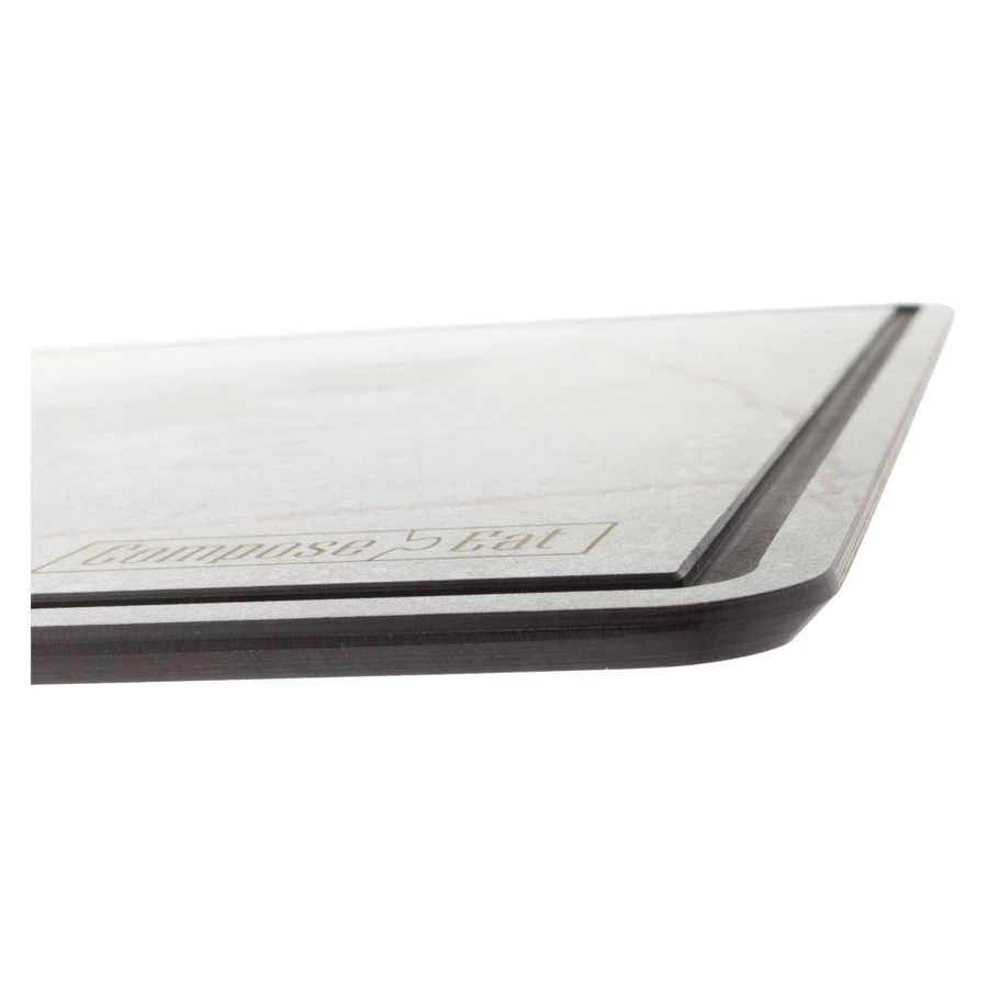 Доска разделочная с желобом ComposeEat ProFashion  42х31 см, композит, мраморный Грейс