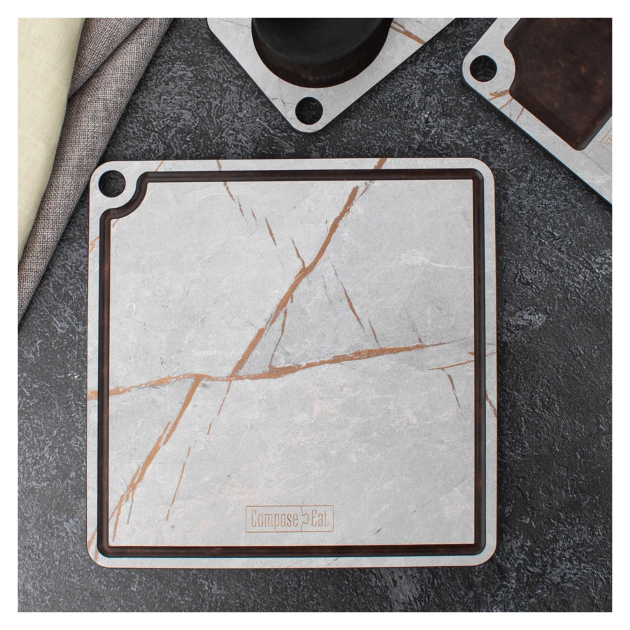 Подставка под горячее ComposeEat ProFashion 24х24 см, композит, мраморный Грейс
