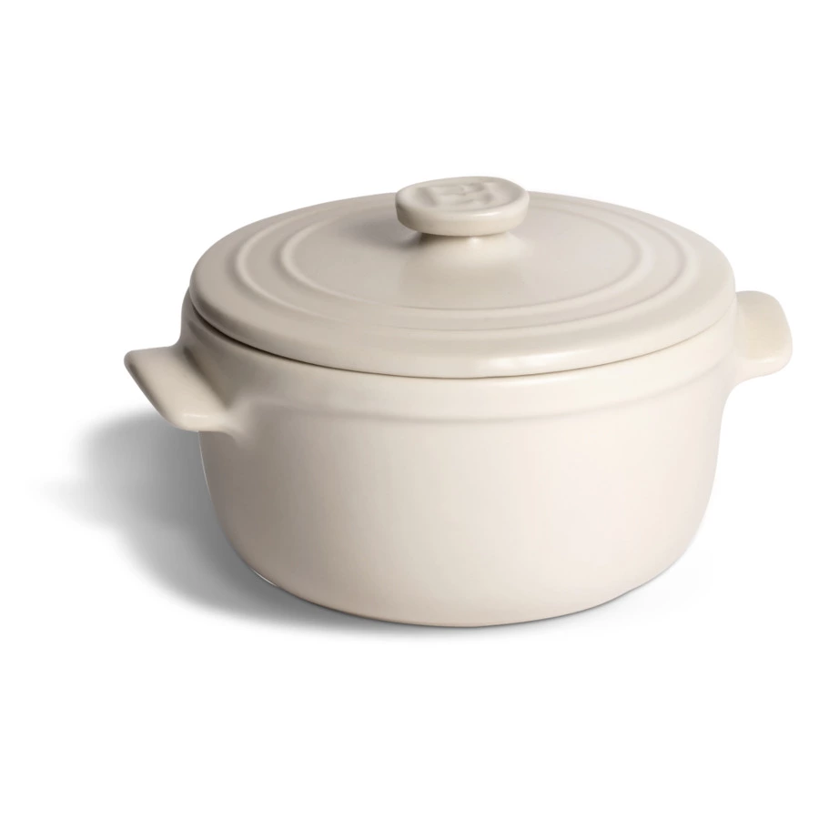 Кокотница для запекания Emile Henry Solo 550 мл, 17х13,5х9,5см, опал, керамика жаропрочная