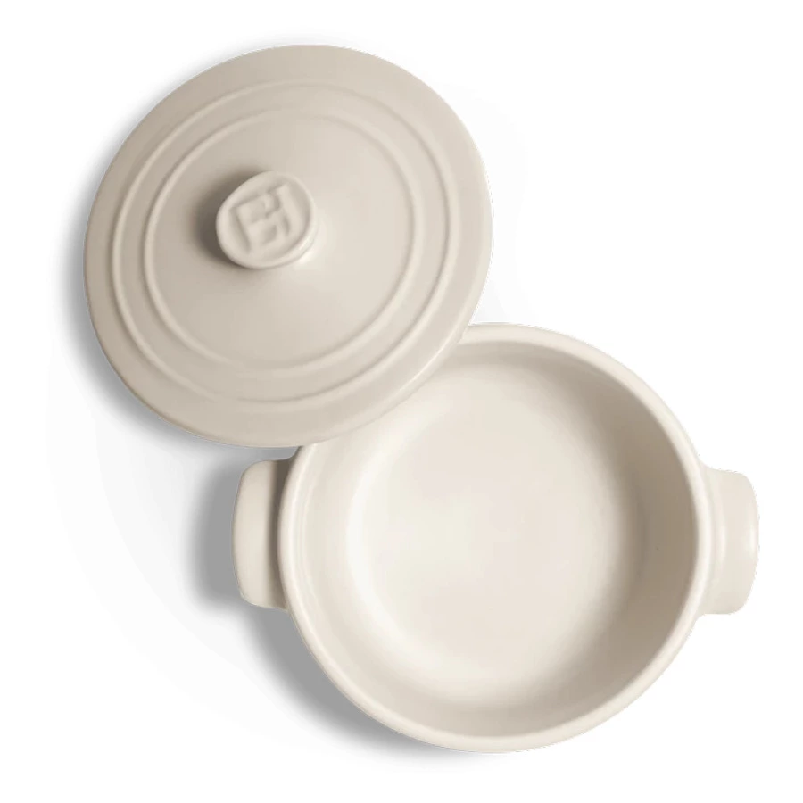 Кокотница для запекания Emile Henry Solo 550 мл, 17х13,5х9,5см, опал, керамика жаропрочная