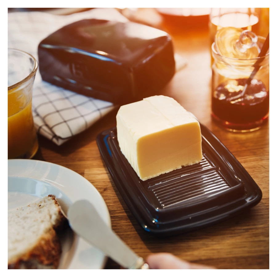 Масленка Emile Henry 16,5x11,5х7,5см, трюфель, керамика