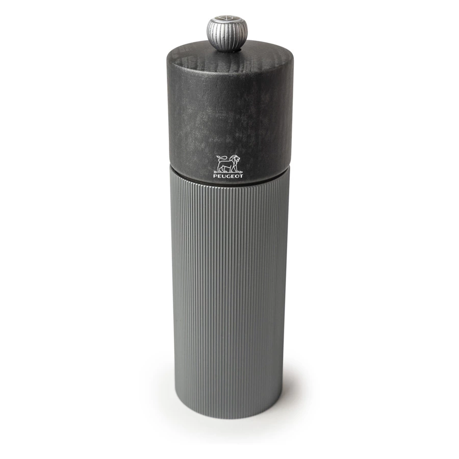 Мельница для соли электрическая Peugeot Line 18 см, дерево, серая