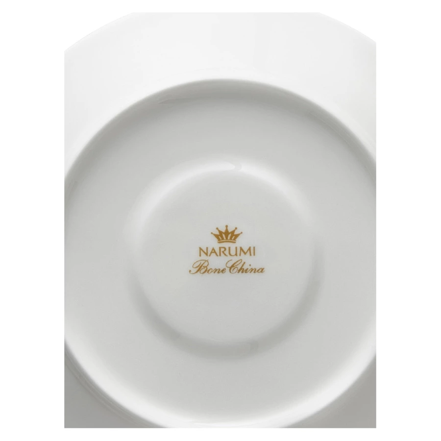 Чашка для эспрессо с блюдцем Narumi Терраса 100 мл, рельеф, фарфор костяной