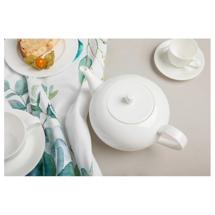 Чашка для эспрессо с блюдцем Narumi Терраса 100 мл, рельеф, фарфор костяной