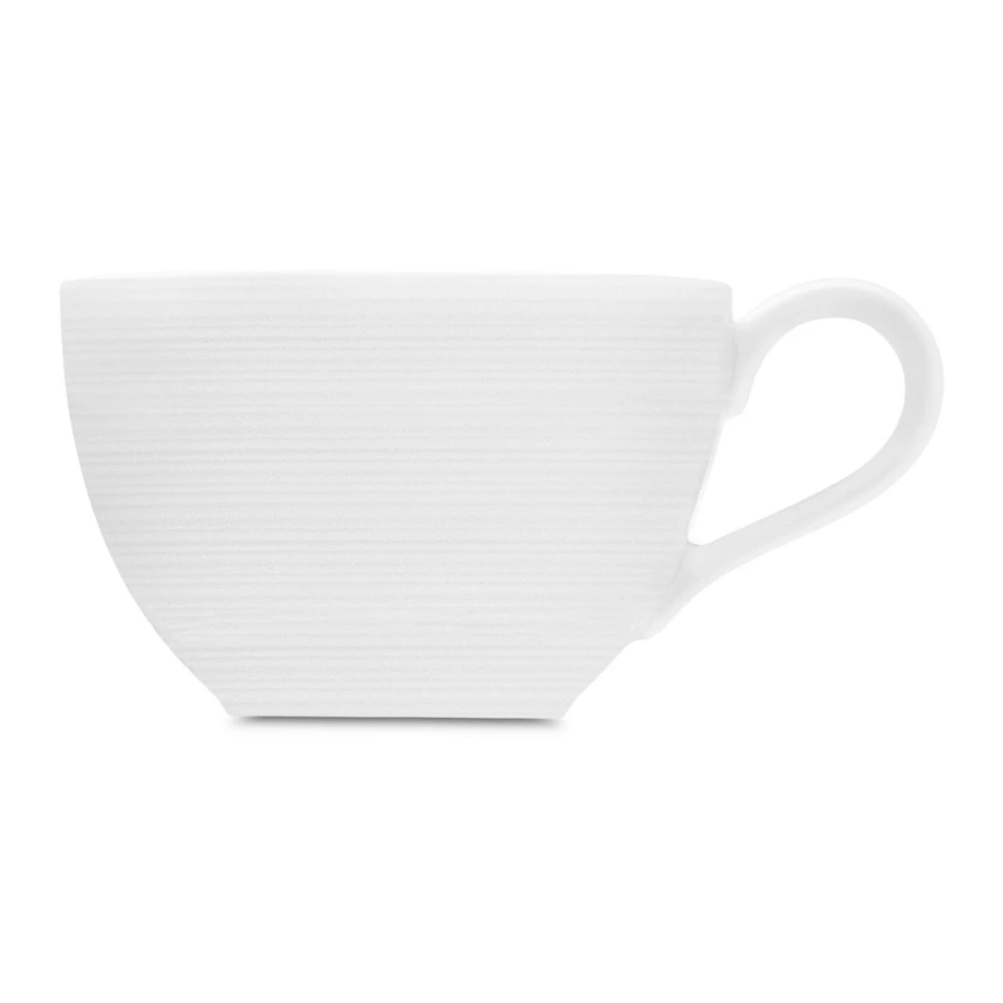 Чашка для эспрессо с блюдцем Narumi Терраса 100 мл, рельеф, фарфор костяной