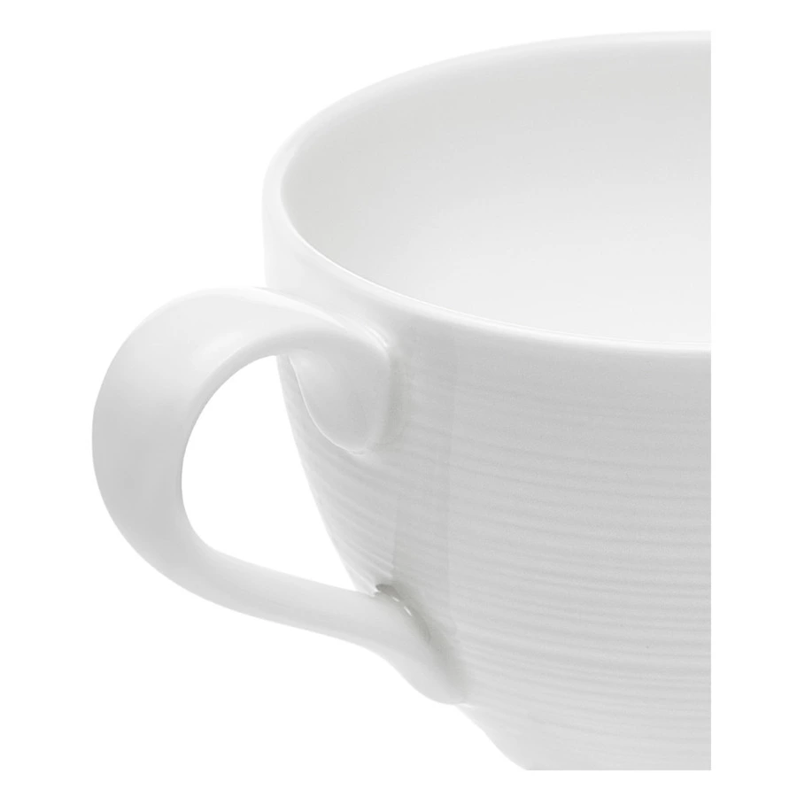 Чашка для эспрессо с блюдцем Narumi Терраса 100 мл, рельеф, фарфор костяной