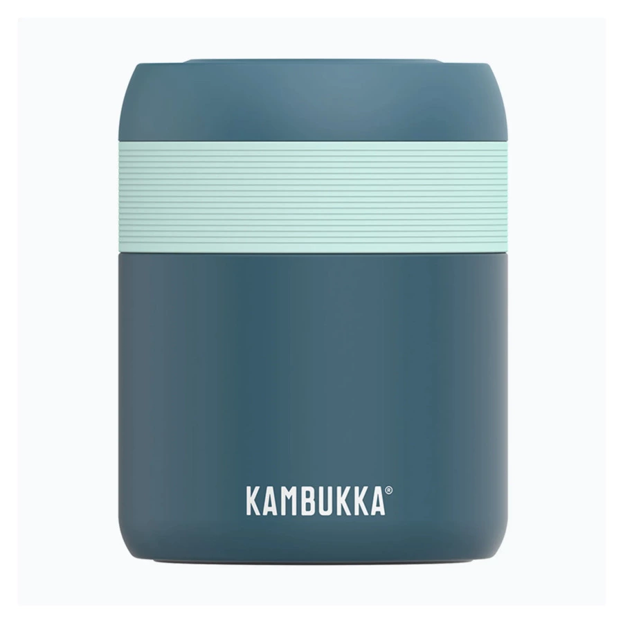 Ланчбокс с вакуумной изоляцией Kambukka Bora 600 мл, сталь нержавеющая, бирюзовый