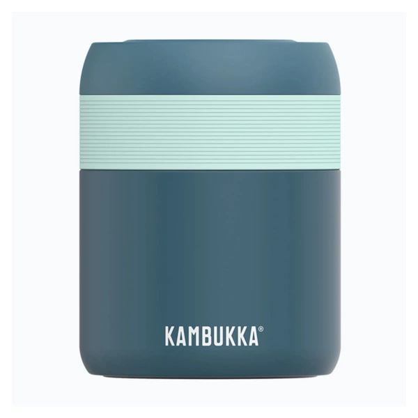 Ланчбокс с вакуумной изоляцией Kambukka Bora 600 мл, сталь нержавеющая, бирюзовый