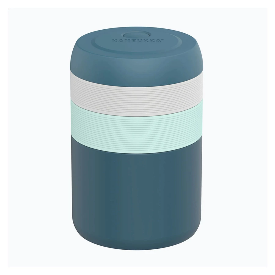 Ланчбокс с вакуумной изоляцией Kambukka Bora 600 мл, сталь нержавеющая, бирюзовый