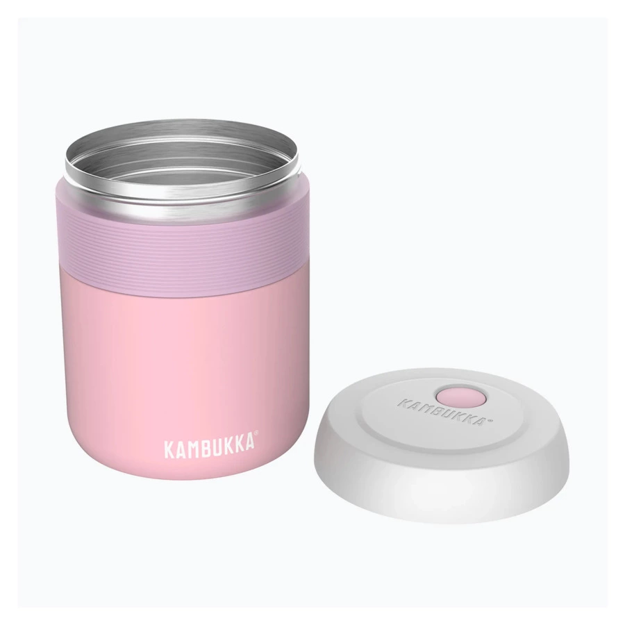 Ланчбокс с вакуумной изоляцией Kambukka Bora 600 мл, сталь нержавеющая, нежно-розовый