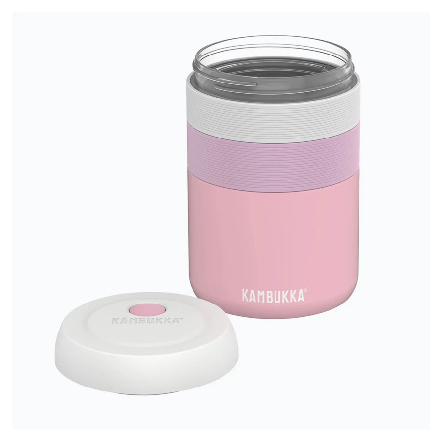 Ланчбокс с вакуумной изоляцией Kambukka Bora 600 мл, сталь нержавеющая, нежно-розовый