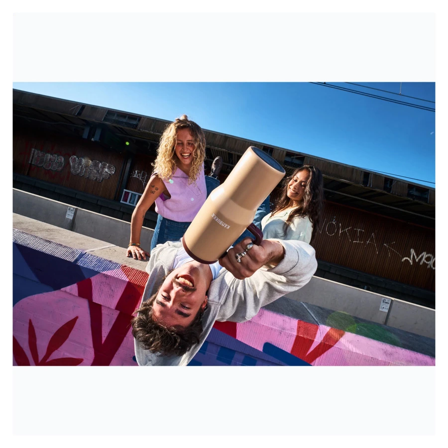 Термокружка Kambukka Rio 950 мл, сталь нержавеющая, миндаль