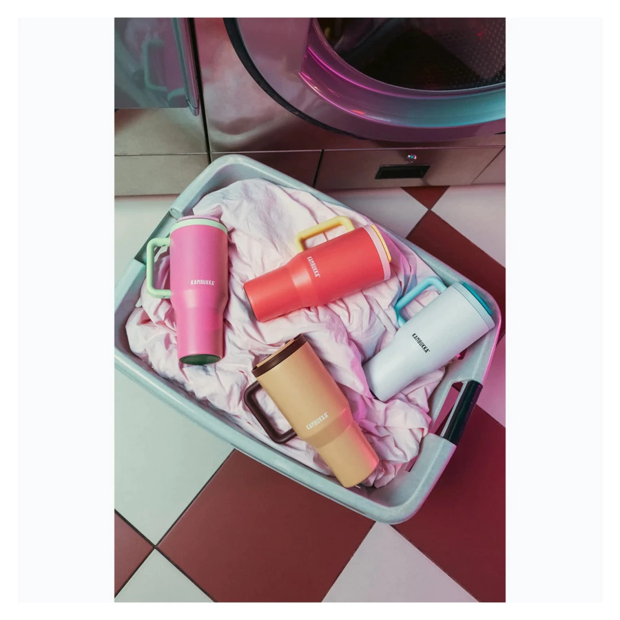 Термокружка Kambukka Rio 950 мл, сталь нержавеющая, миндаль