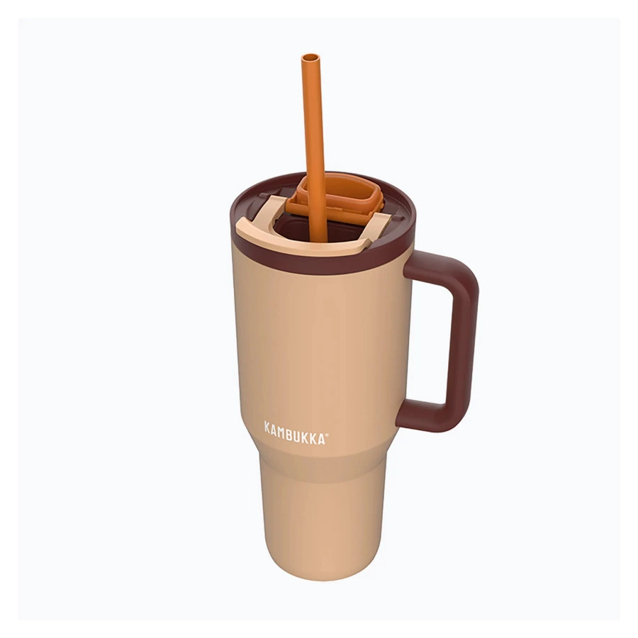 Термокружка Kambukka Rio 950 мл, сталь нержавеющая, миндаль
