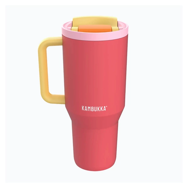 Термокружка Kambukka Rio 950 мл, сталь нержавеющая, розовая папайя
