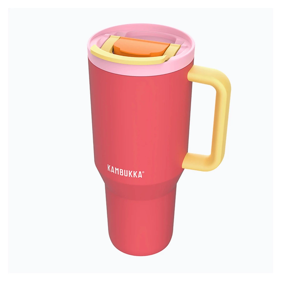 Термокружка Kambukka Rio 950 мл, сталь нержавеющая, розовая папайя