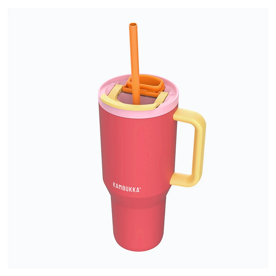 Термокружка Kambukka Rio 950 мл, сталь нержавеющая, розовая папайя