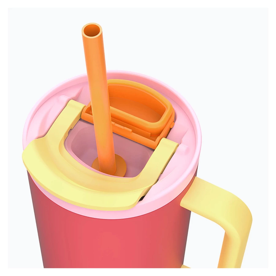 Термокружка Kambukka Rio 950 мл, сталь нержавеющая, розовая папайя