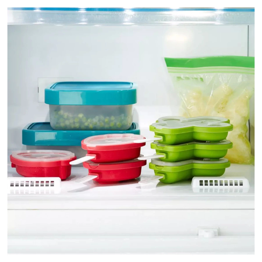 Набор форм для мороженого Lekue Клубника 4 шт, силикон