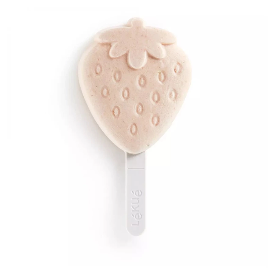 Набор форм для мороженого Lekue Клубника 4 шт, силикон