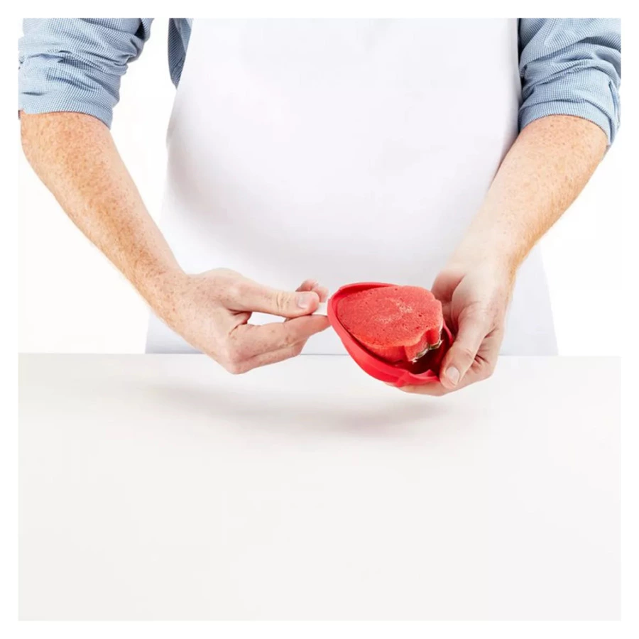 Набор форм для мороженого Lekue Клубника 4 шт, силикон