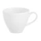 Чашка для эспрессо с блюдцем Narumi Белый декор 120 мл, фарфор костяной