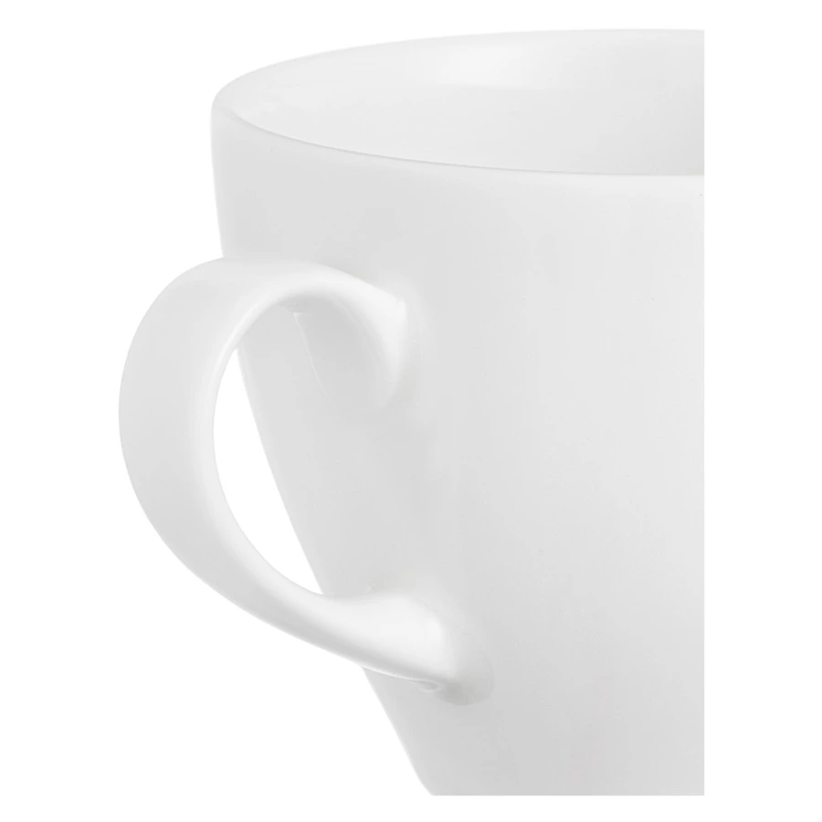 Чашка для эспрессо с блюдцем Narumi Белый декор 120 мл, фарфор костяной