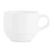 Чашка для эспрессо с блюдцем Narumi Белый декор 110 мл, фарфор костяной