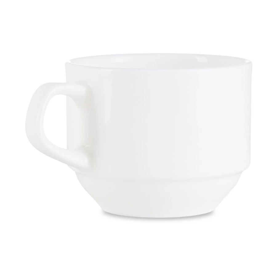 Чашка для эспрессо с блюдцем Narumi Белый декор 110 мл, фарфор костяной