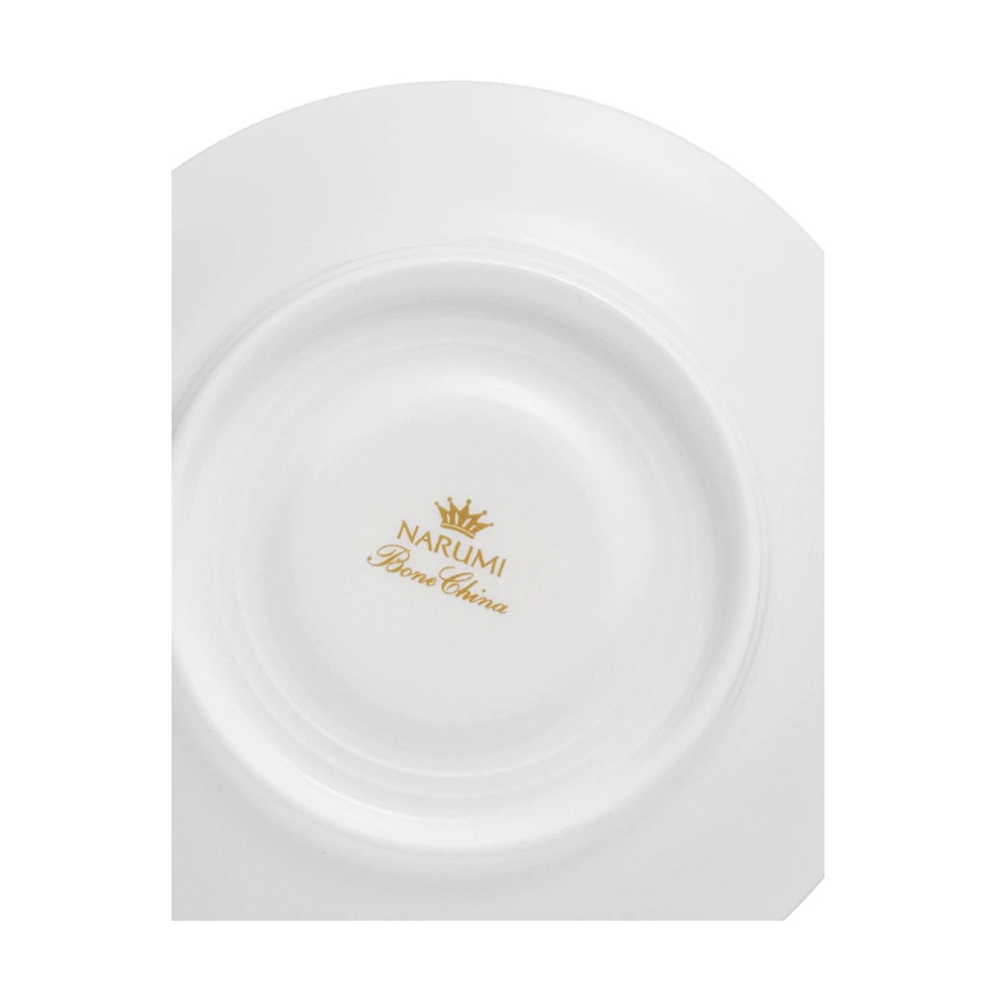 Чашка чайная с блюдцем Narumi Терраса, рельеф 280 мл, фарфор костяной