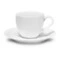 Чашка чайная с блюдцем Narumi Терраса, рельеф 280 мл, фарфор костяной
