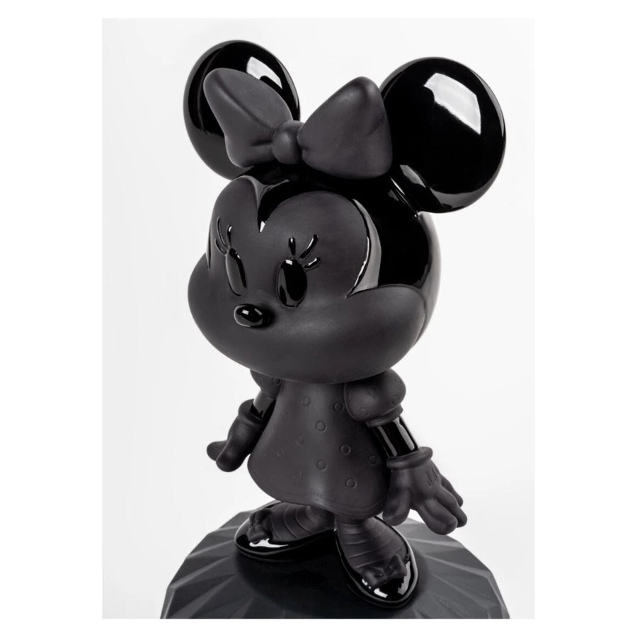Скульптура Lladro Минни 31 см, черная, фарфор