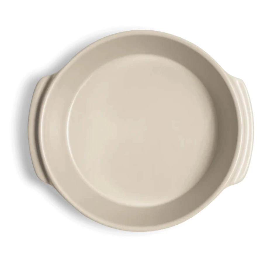 Мини-форма круглая для запекания Emile Henry Solo 600 мл, 17х15х5см, опал, керамика жаропрочная