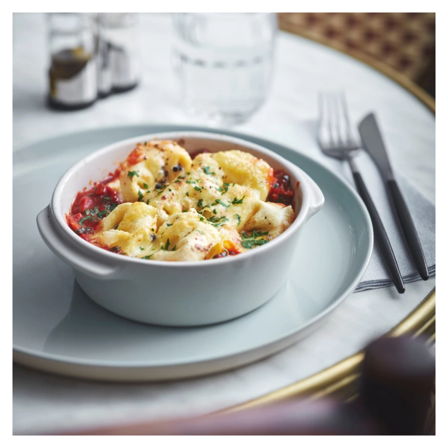 Мини-форма круглая для запекания Emile Henry Solo 600 мл, 17х15х5см, опал, керамика жаропрочная