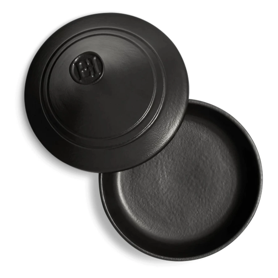 Мини-тажин для запекания Emile Henry Solo 550 мл, 16х16х15см, базальт, керамика жаропрочная