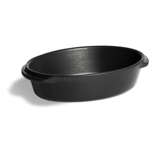 Мини-форма овальная для запекания Emile Henry Solo 500 мл, 21х13,5х5см, базальт, керамика