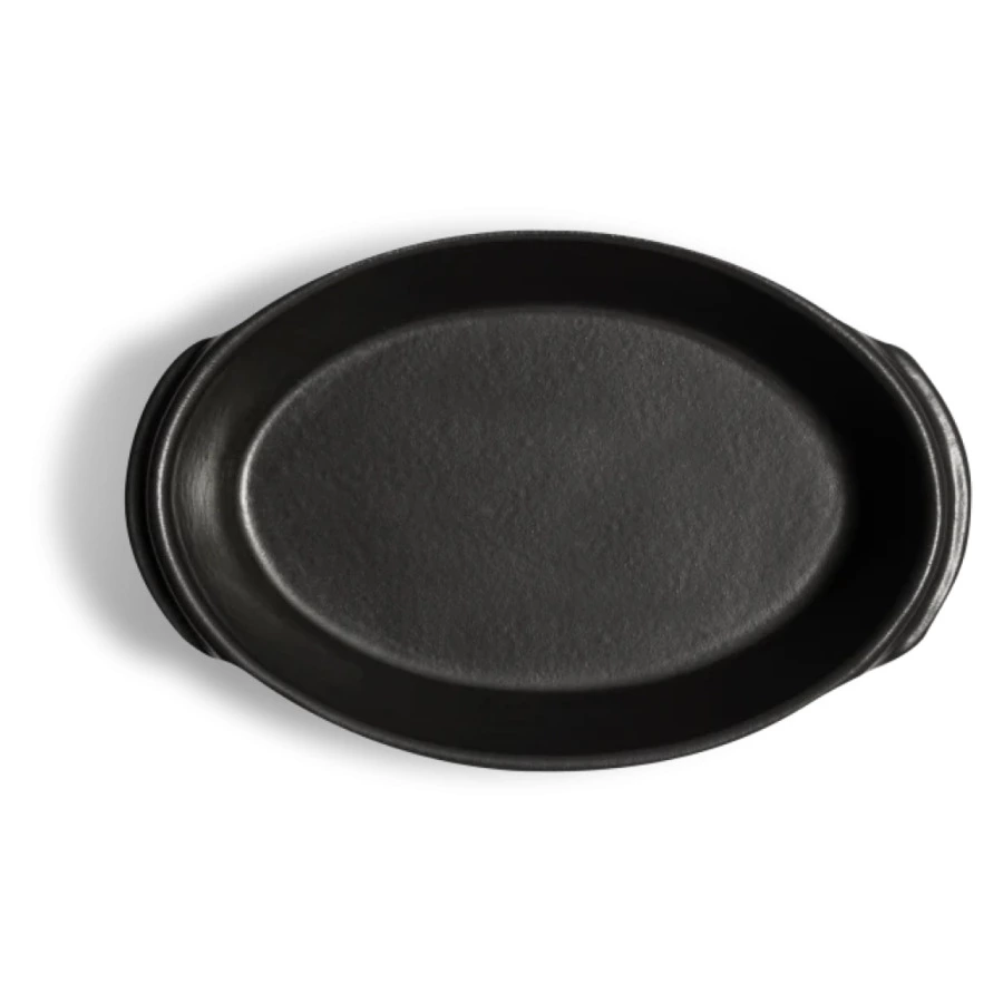 Мини-форма овальная для запекания Emile Henry Solo 500 мл, 21х13,5х5см, базальт, керамика