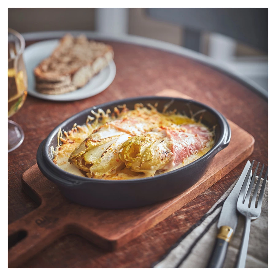 Мини-форма овальная для запекания Emile Henry Solo 500 мл, 21х13,5х5см, базальт, керамика