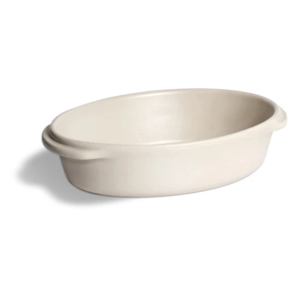 Мини-форма овальная для запекания Emile Henry Solo 500 мл, 21х13,5х5см, опал, керамика жаропрочная