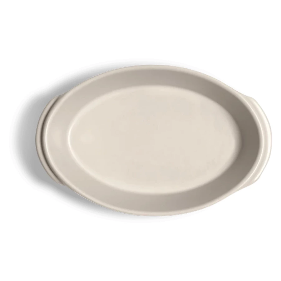 Мини-форма овальная для запекания Emile Henry Solo 500 мл, 21х13,5х5см, опал, керамика жаропрочная