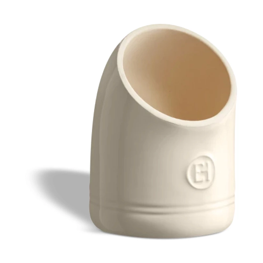 Солонка Emile Henry NEW 580 мл, 11х11х15,5см, крем, керамика